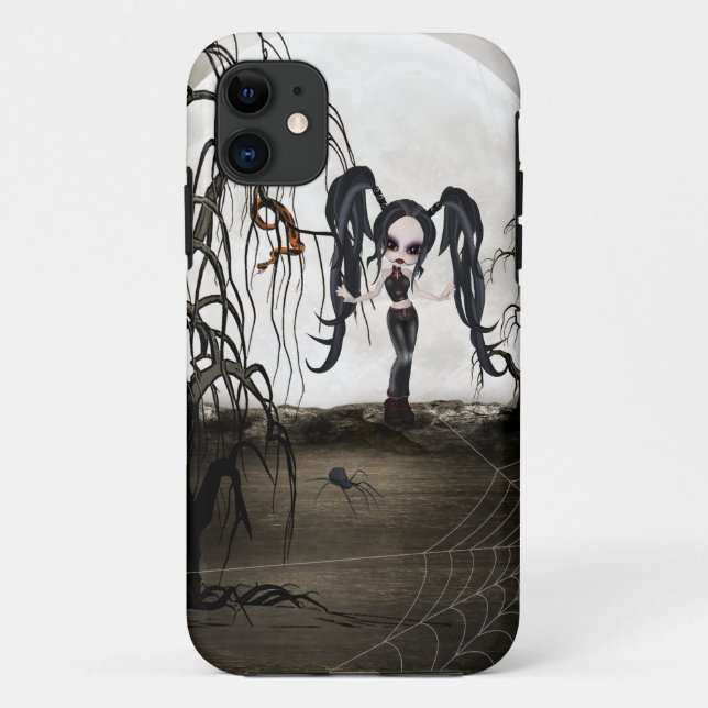 Coques Case-Mate iPhone Sepia Goth Girl (Dos)