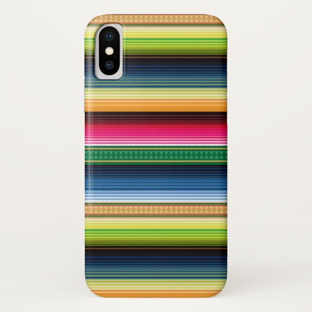 Coques Case-Mate iPhone Serape couvrant mexicain traditionnel (Dos)