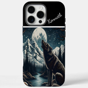 Coques iPhone 16 Pro Max Serenade au clair de lune de Wolf
