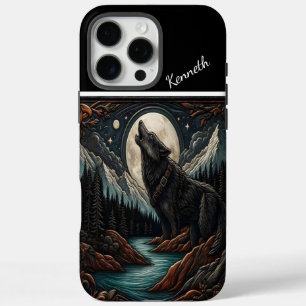 Coques iPhone 16 Pro Max Serenade au clair de lune de Wolf