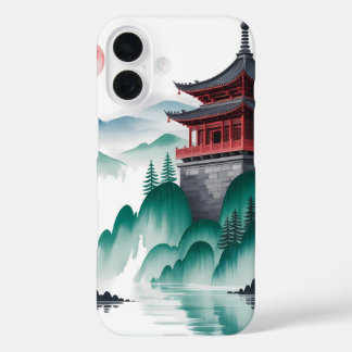 Coque Pour iPhone 16 Serene Pagoda