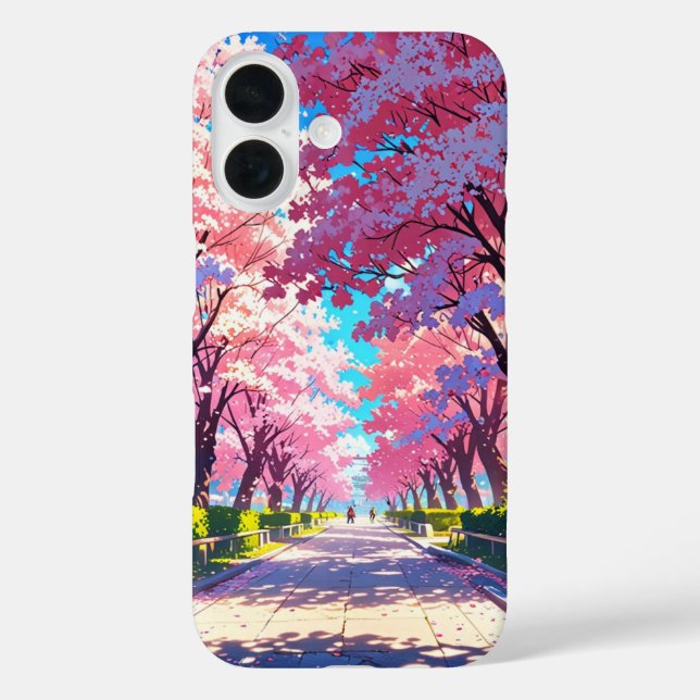 Coques Case-Mate iPhone Sérénité cerise en fleurs (Verso)