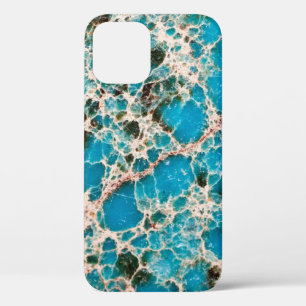 Case-Mate iPhone Case Série Gemstone - Coque-M en mosaïque turquoise dét