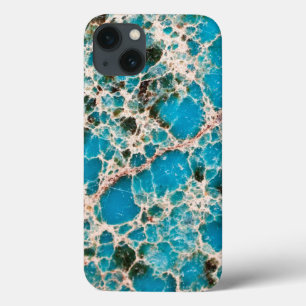 Case-Mate iPhone Case Série Gemstone - Mosaïque turquoise détaillée