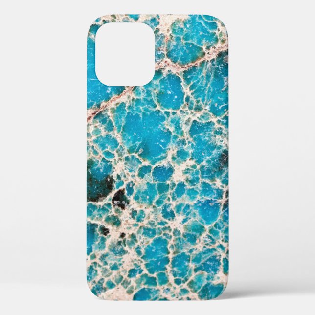 Coques Case-Mate iPhone Série Gemstone - Stylo Turquoise Roadmap Coque-M (Verso)