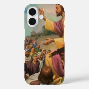 Coque Pour iPhone 16 Sermon sur la montagne de Jésus-Christ, Religion V