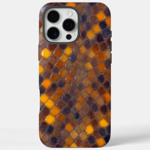 Coques iPhone 16 Pro Max Serpent Shield : Brown & Gold Edition