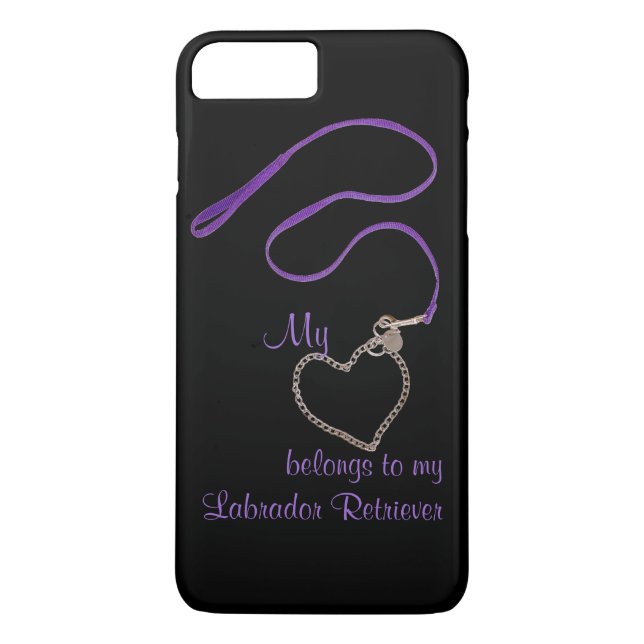 Coques Case-Mate iPhone Serpentine Purple Leash & Heart Chain (Dos)