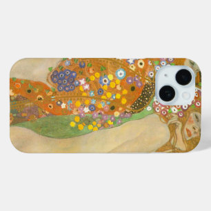 Coque Pour iPhone 15 Serpents d'eau II de Gustav Klimt, Art nouveau