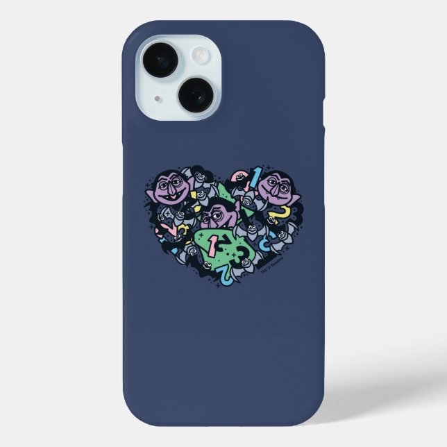 Coques Case-Mate iPhone Sésame Sésame | Comte von Count Doodle Heart (Verso)