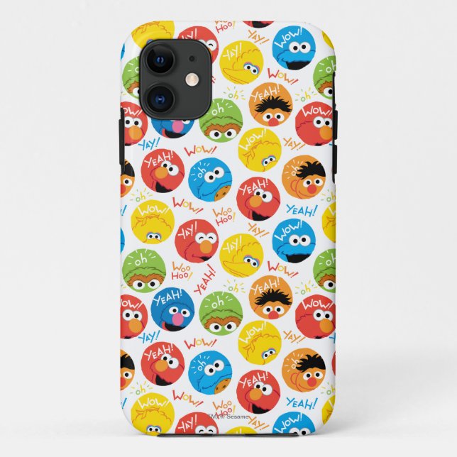 Coques Case-Mate iPhone Sesame Street Circle Motif de caractères (Dos)