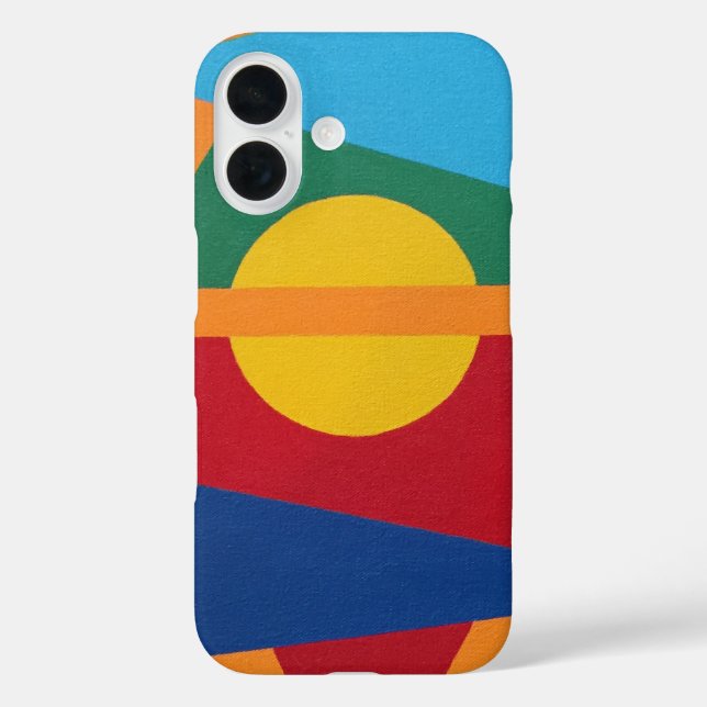Coques Case-Mate iPhone Setting Sun Abstract Art Phone Case (Verso)