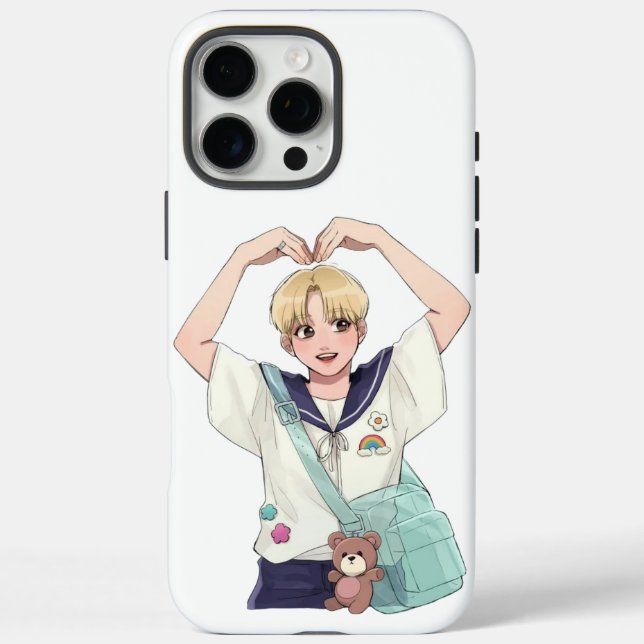 Coques Case-Mate iPhone Seungkwan SEVENTEEN Anime Style Heart Pose Fan Art (Verso)