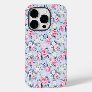 Coque Pour iPhone 14 Pro Shabby Chic rose Roses Motif