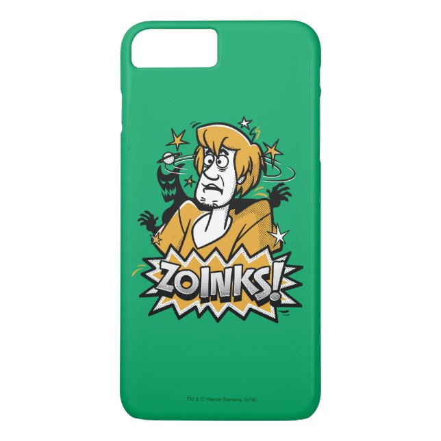 Coques Case-Mate iPhone Shaggy "Zoinks !" Graphic halftone (Dos)