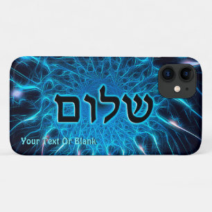 Case-Mate iPhone Case Shalom Sur Fractage Bleu