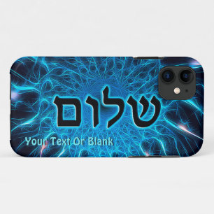 Coques Pour iPhone Shalom Sur Fractage Bleu