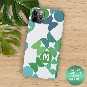 Case-Mate iPhone Case Shamrock bleu Turquoise personnalisé Motif d'art r