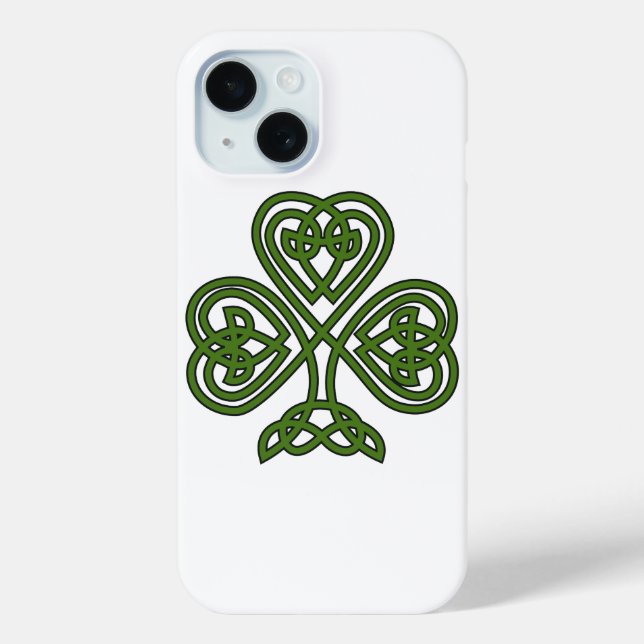 Coques Case-Mate iPhone Shamrock celte - Jour de la Saint Patrick (Verso)