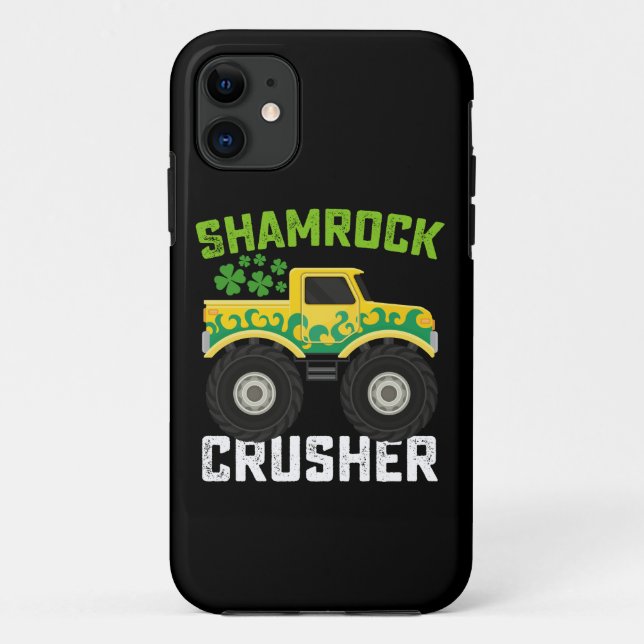 Coques Case-Mate iPhone Shamrock Croiseur Monster Camion St Patrick's Day (Dos)