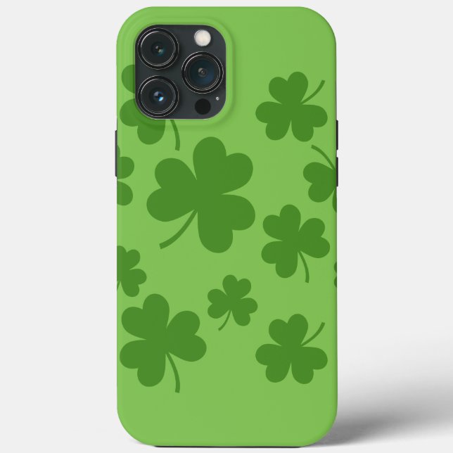 Coques Case-Mate iPhone Shamrock de la Saint Patrick Motif Clover (Verso)