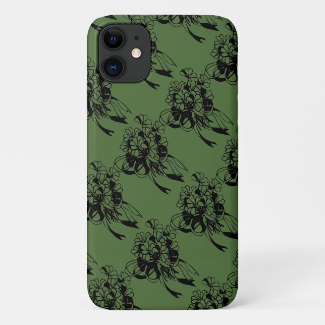 Coques Case-Mate iPhone Shamrock irlandais vert (Dos)