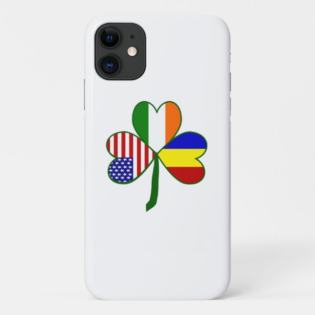 Coques Case-Mate iPhone Shamrock roumain (Dos)