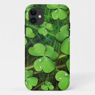 Coque iPhone 11 Shamrock vert St Patrick iPhone 5 Coque-Mate