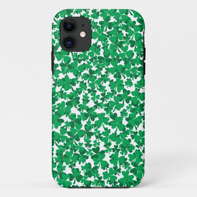 Coques Case-Mate iPhone Shamrocks de la Saint Patrick (Dos)