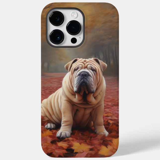 Coques Case-Mate iPhone Shar Pei dans l'automne Feuilles automne Inspire (Verso)