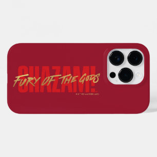 Coque Pour iPhone 14 Pro SHAZAM ! Furie des dieux   Logo Golden Marker
