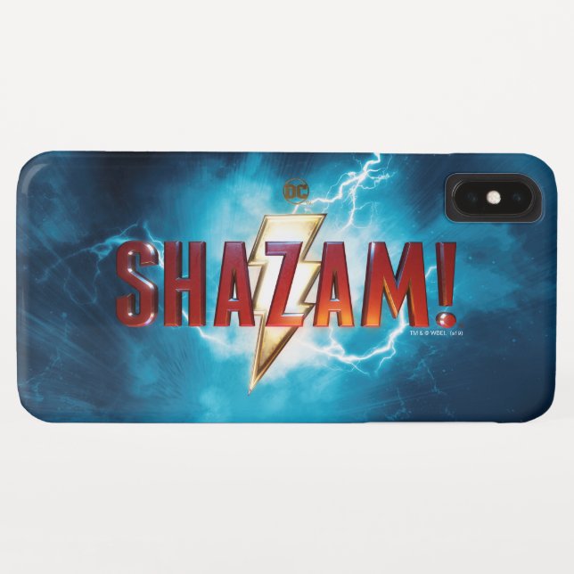 Coques Case-Mate iPhone SHAZAM ! | Logo théâtral (Dos (Horizontal))