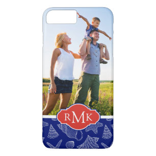 Case-Mate iPhone Case Shell bleu modèlent   votre photo et monogramme