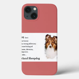 iPhone 13 Case Shetland Sheepdog Amateurs de Sheltie Cadeaux