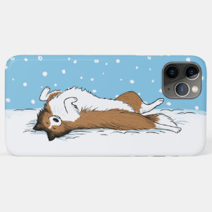 Case-Mate iPhone Case Shetland Sheepdog Chien de neige - Happy Sheltie W
