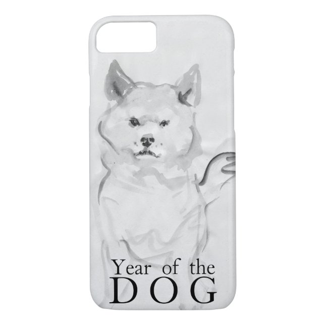 Coques Case-Mate iPhone Shiba Inu Peinture Chien chinois Année 2018 Coque4 (Dos)