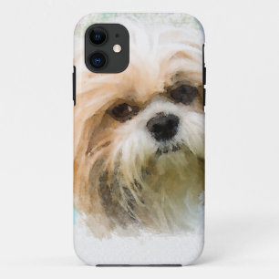 Etui iPhone Case-Mate Shih Tzu Dog Eau Couleur Art Peinture