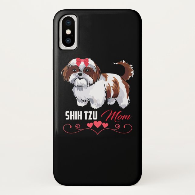 Coques Case-Mate iPhone Shih Tzu Mom Cute Shih Tzu Chien Maman (Dos)
