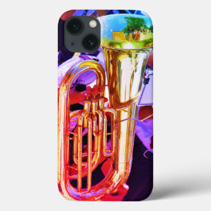 Case-Mate iPhone Case Shiny Tuba Slanted Perspective Bande de laiton