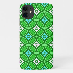 Case-Mate iPhone Case Shippo avec Motif à Fleur, Tons de Jade Green