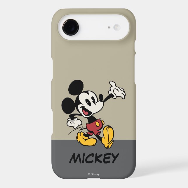 Coques Case-Mate iPhone Short de Main Mickey Classic Mickey (Verso)