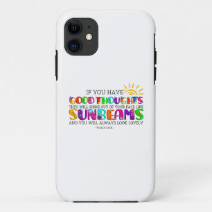 Case-Mate iPhone Case Si Vous Avez De Bonnes Pensées, Ils Brilleront