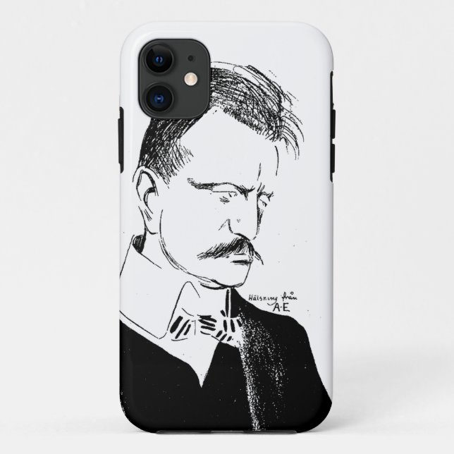 Coques Case-Mate iPhone Sibelius : croquis d'Albert Engström (1904) Coque- (Dos)
