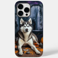 Sibérie Husky Citrouille Halloween effrayant