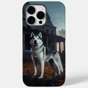 Coque Pour Pour iPhone 14 Pro Max Sibérie Husky Halloween effraie