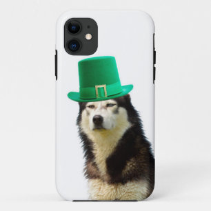 Coque Case-Mate Pour iPhone Sibérien Husky Chien Saint Patrick jour
