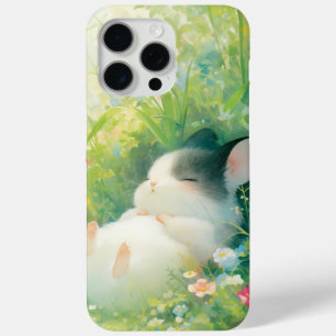 Coque iPhone 15 Pro Max Sieste Florale Paisible de Chinchilla