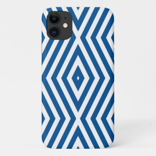 Case-Mate iPhone Case Signal Blue Moods Diamond Chevrons