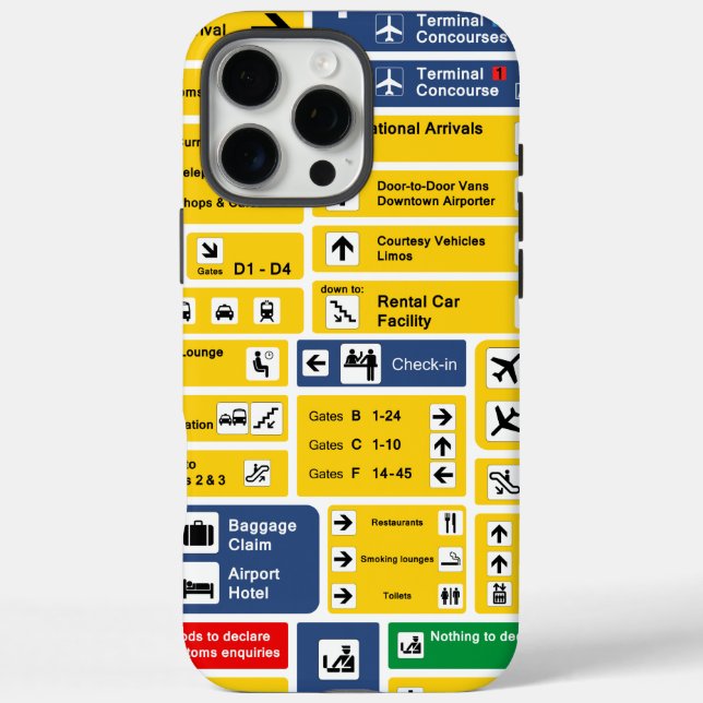 Coques Case-Mate iPhone Signalisation des panneaux d'information sur la di (Verso)