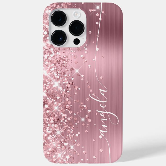 Coques Case-Mate iPhone Signature du glamour rose clair (Verso)